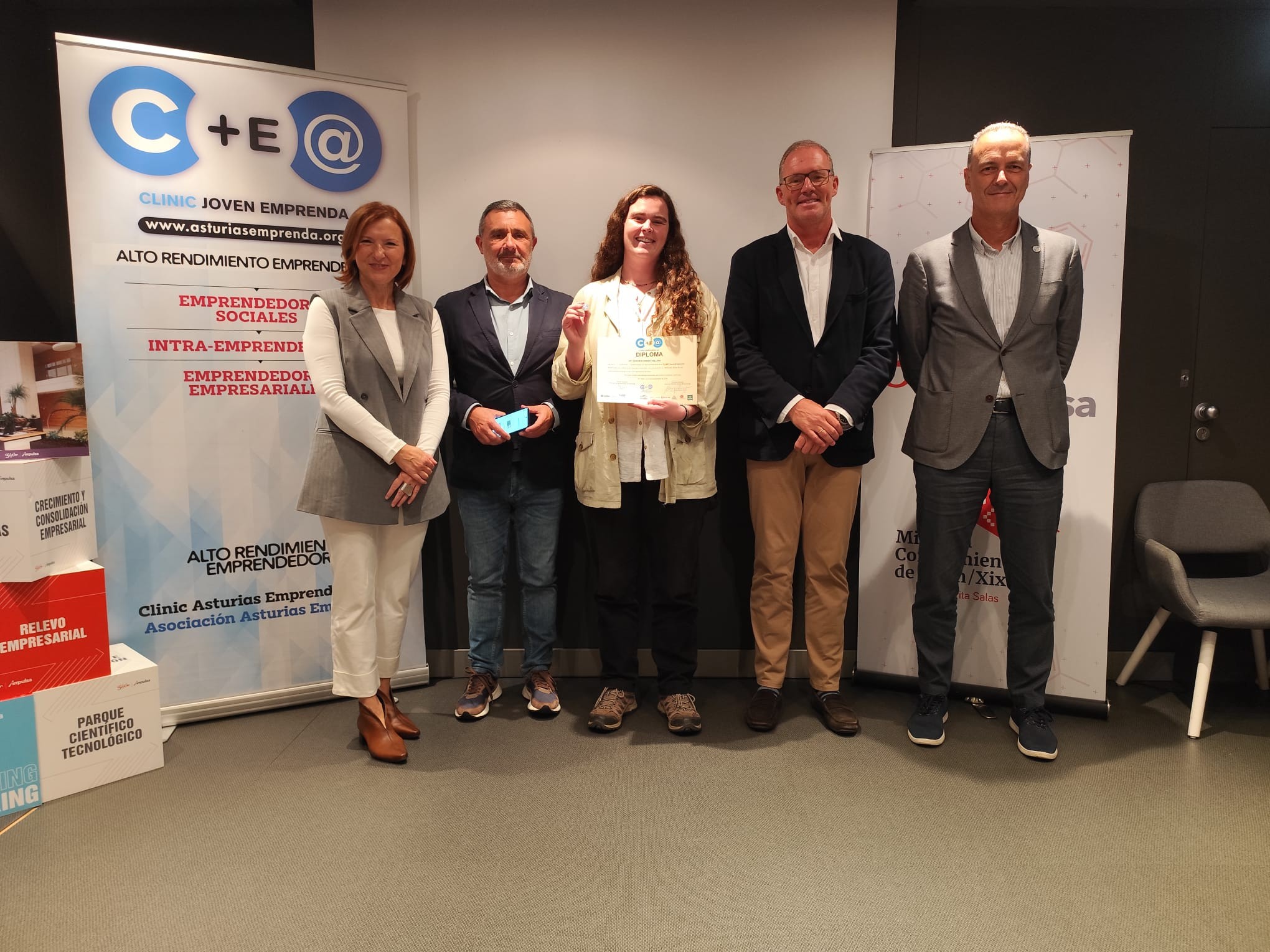 Asturias joven emprenda Diplomas